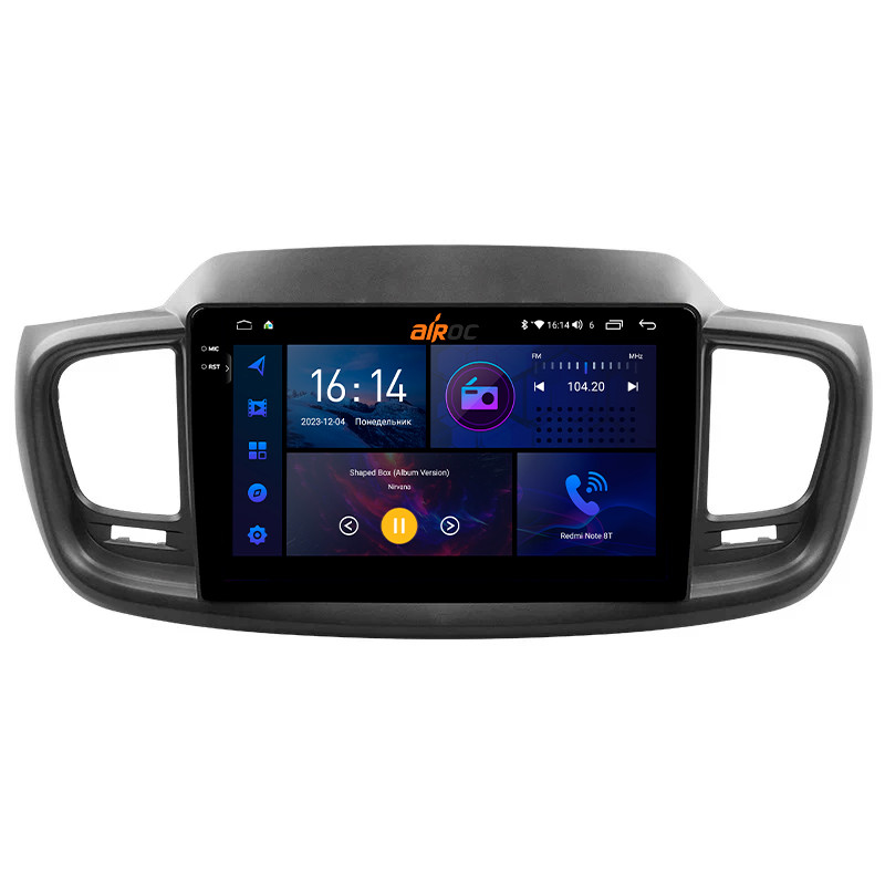 Штатная магнитола Airoc 2K RI-2317-M18 для KIA Sorento 3 Prime, 2018-2020