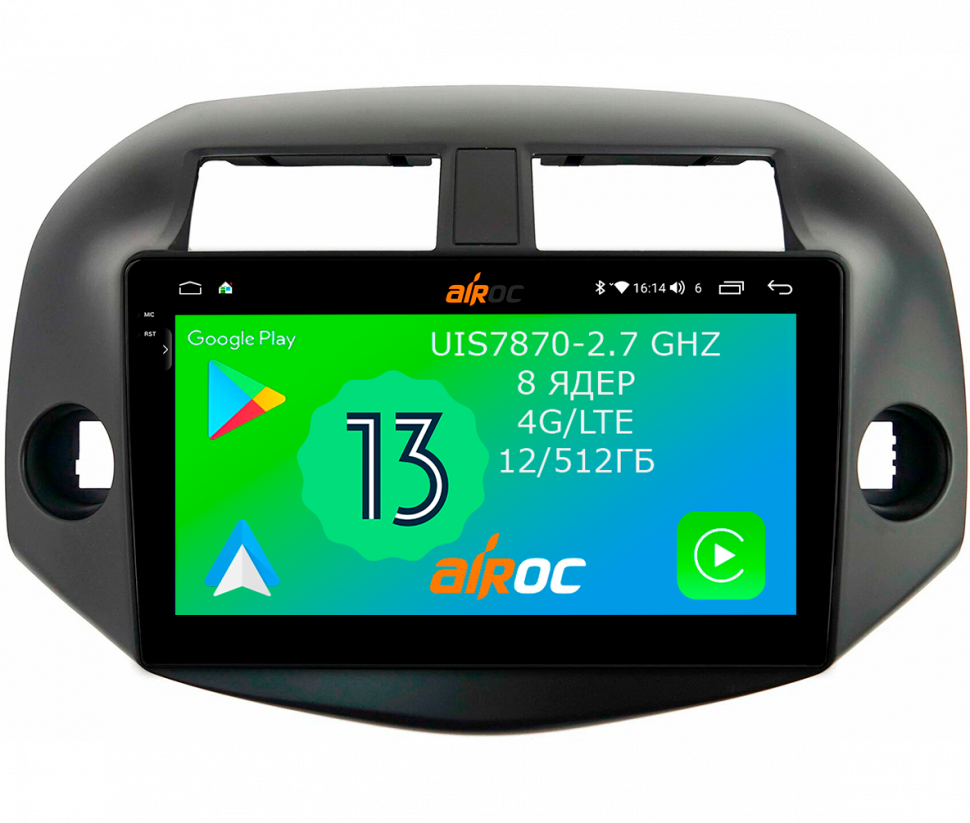 Штатная магнитола Airoc 2K AU-1120 для Toyota Rav4, 2006-2009