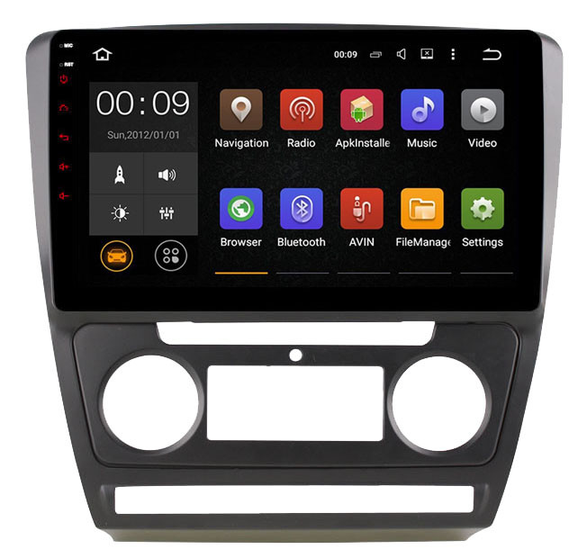 Штатная магнитола Roximo 4G RX-3202B для Skoda Octavia A5 black