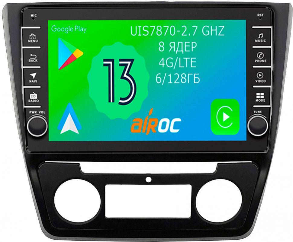 Штатная магнитола Airoc AB-3204 для Skoda Yeti