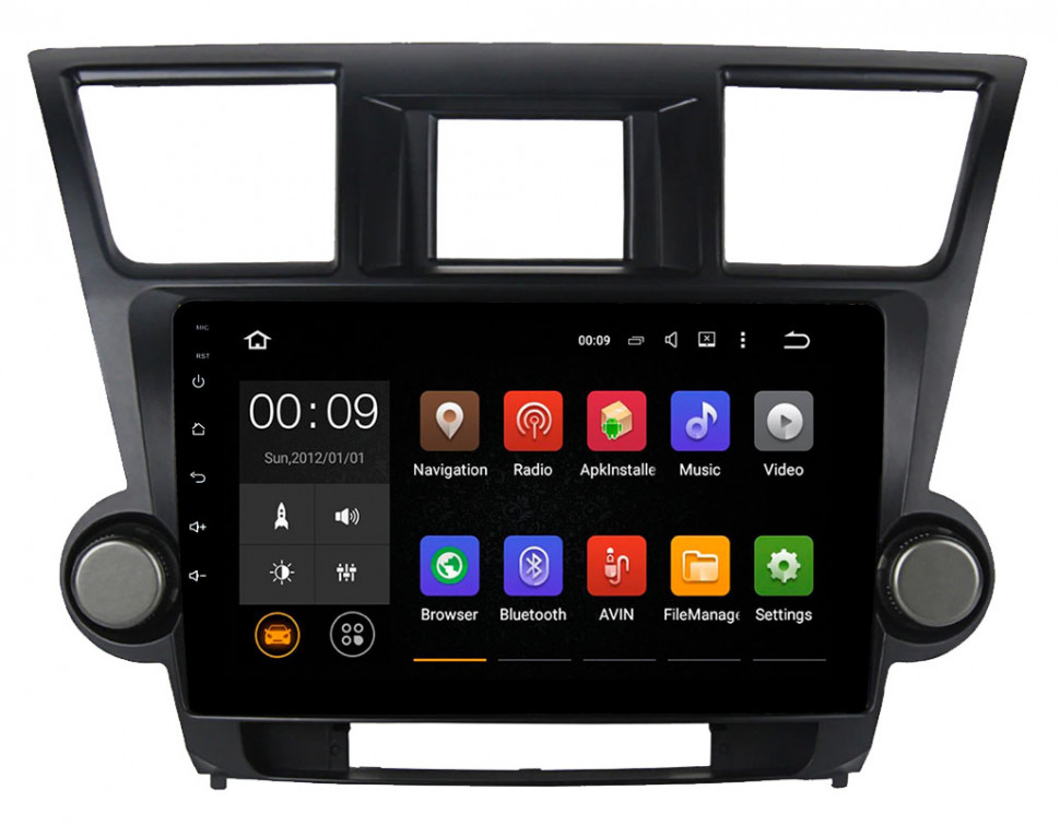Штатная магнитола Roximo 4G RX-1122 для Toyota Highlander 2, 2007-2014