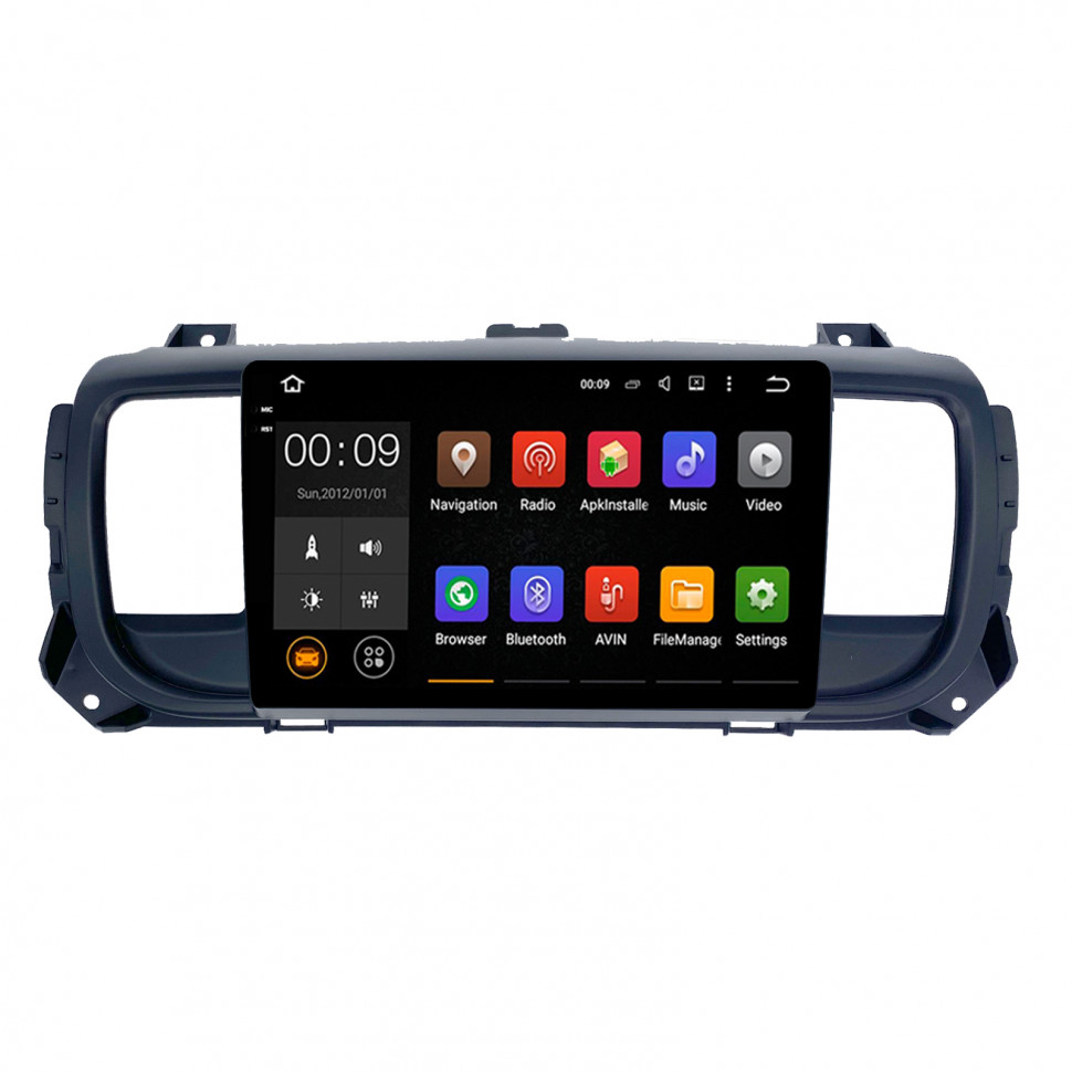Штатная магнитола Roximo 2K RX-2907 для Peugeot Expert Citroen Jumpy, Toyota ProAce, Opel Zafira
