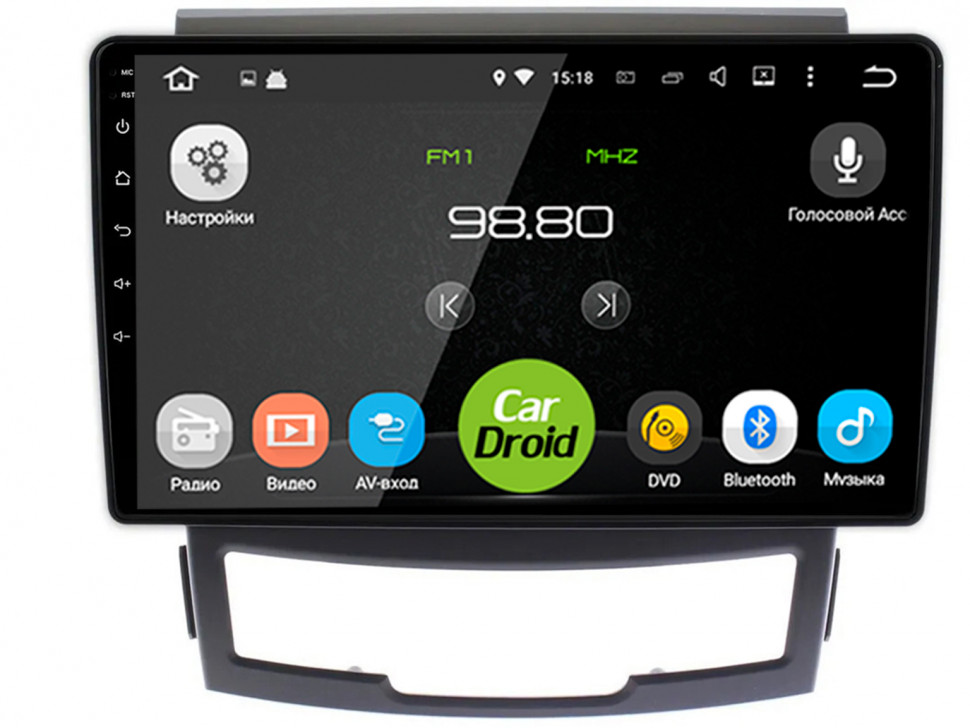 Штатная магнитола CarDroid RD-4011F для SsangYong Korando III / Actyon 2 2010-2013
