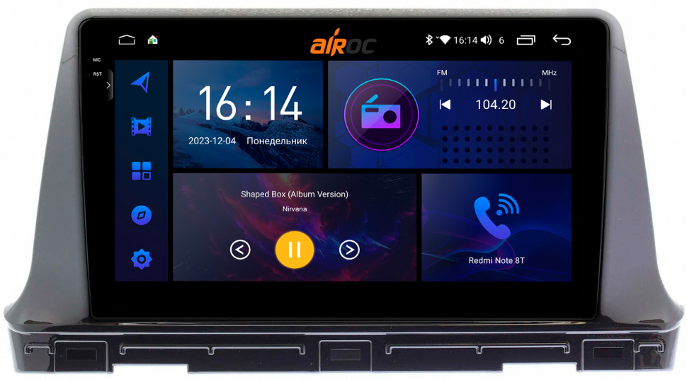 Штатная магнитола Airoc 2K RI-2323-N19 для KIA Seltos