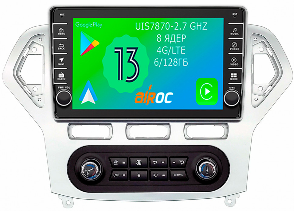 Штатная магнитола Airoc AB-1708A для Ford Mondeo 4, 2007-2010