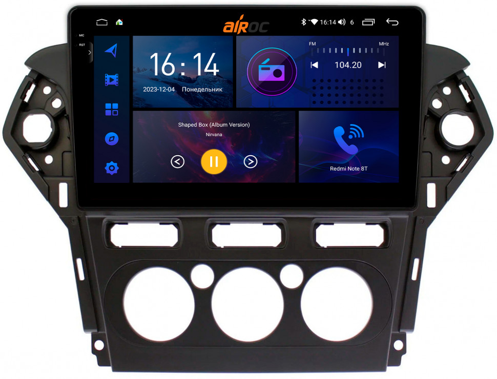 Штатная магнитола Airoc 2K RI-1713M для Ford Mondeo 4, 2010-2015 Штатная магнитола Airoc 2K RI-1713M для Ford Mondeo 4, 2010-2015