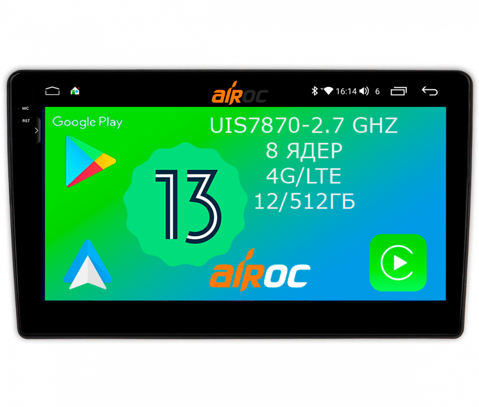 Штатная магнитола Airoc 2K AU-2201 для Jeep, Chrysler, Dodge Штатная магнитола Airoc 2K AU-2201 для Jeep, Chrysler, Dodge