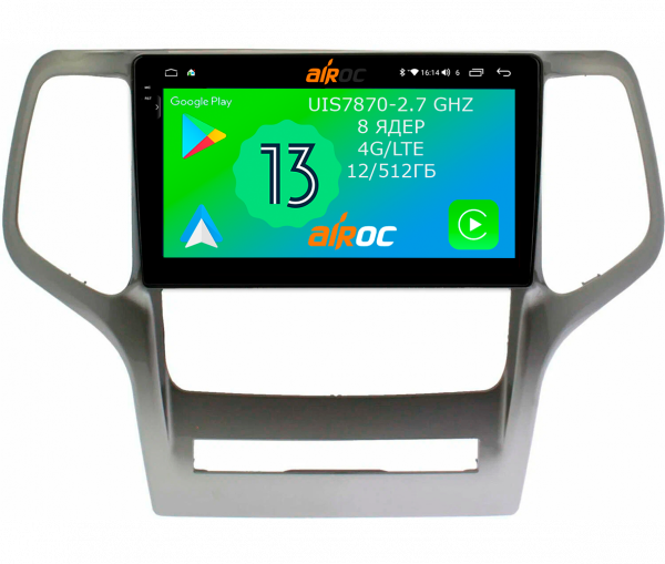 Штатная магнитола Airoc 2K AU-2205 для Jeep Grand Cherokee 4 WK2 / SRT WK2 2010-2013