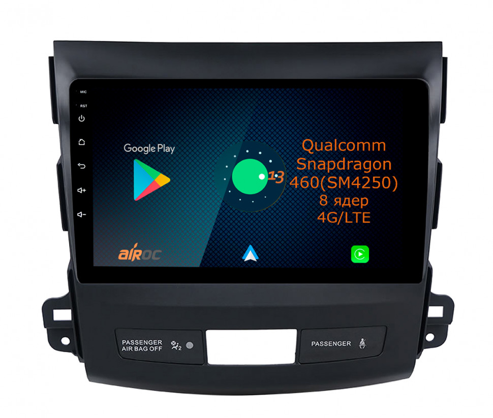 Штатная магнитола Airoc AQ-2606 для Mitsubishi Outlander XL 2006-2012 / Citroen C-Crosser 2007-2012 / Peugeot 4007 2007-2012 Штатная магнитола Airoc AQ-2606 для Mitsubishi Outlander XL 2006-2012 / Citroen C-Crosser 2007-2012 / Peugeot 4007 2007-2012