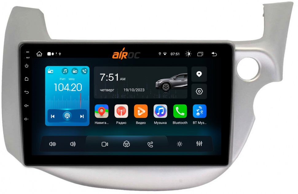 Штатная магнитола Roximo 4G RX-1902 для Honda Fit 2, 2007-2014 Штатная магнитола Roximo 4G RX-1902 для Honda Fit 2, 2007-2014