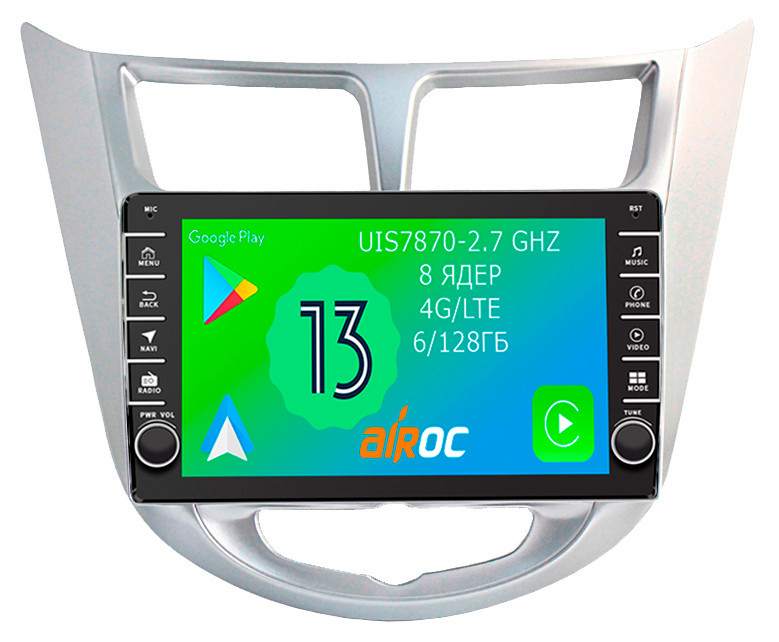 Штатная магнитола Airoc AB-2003 для Hyundai Solaris 2010-2017