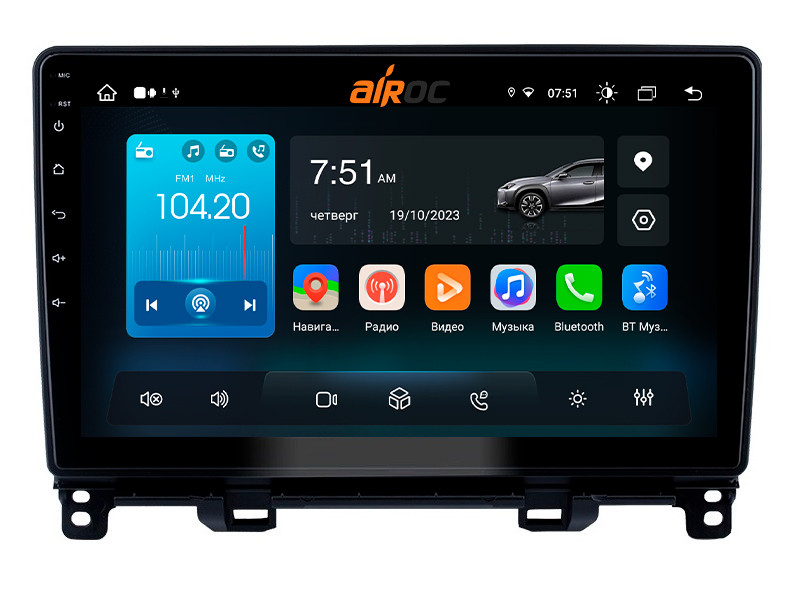 Штатная магнитола Roximo 4G RX-1922 для Honda Fit 4, (GS4) 2020-2024