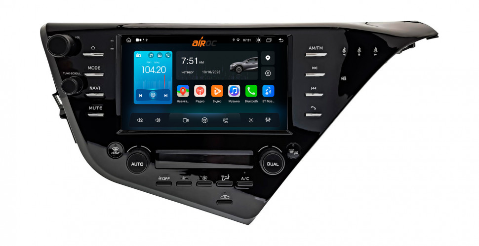 Штатная магнитола Roximo 4G RX-1148 для Toyota Camry v70 JBL, 2018-2021