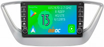 Штатная магнитола Airoc AB-2011-N17 для Hyundai Solaris 2017-2020