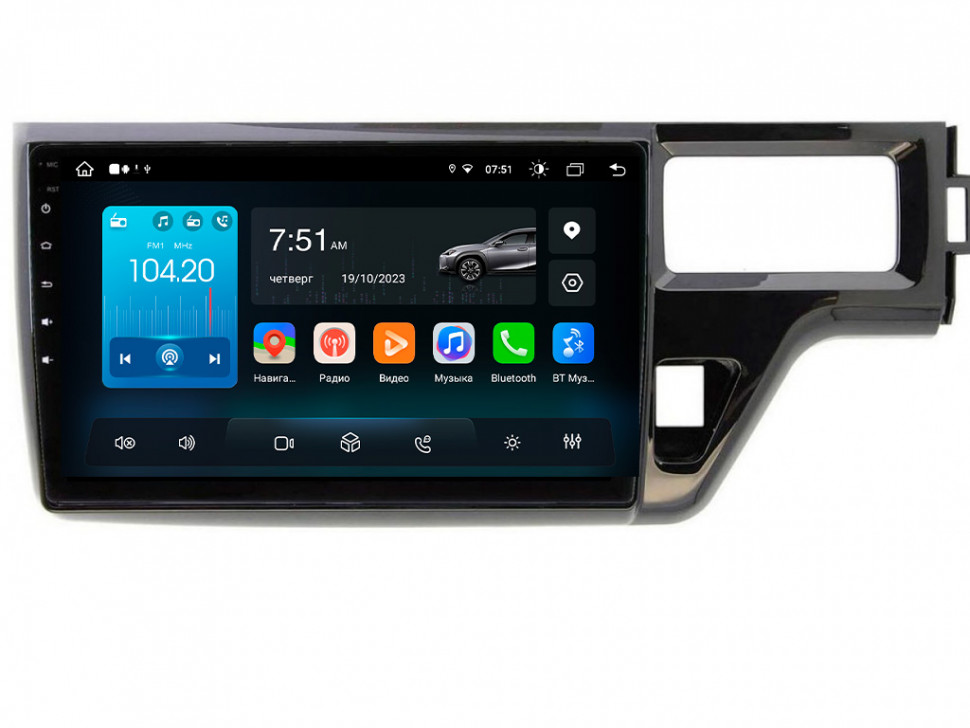 Штатная магнитола Roximo 4G RX-1919 для Honda Stepwgn 5, 2015-2022