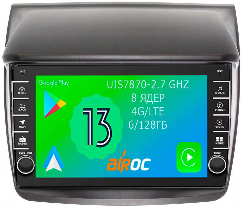 Штатная магнитола Airoc AB-2605 для Mitsubishi L200, Pajero Sport, 2008-2015 Штатная магнитола Airoc AB-2605 для Mitsubishi L200, Pajero Sport, 2008-2015