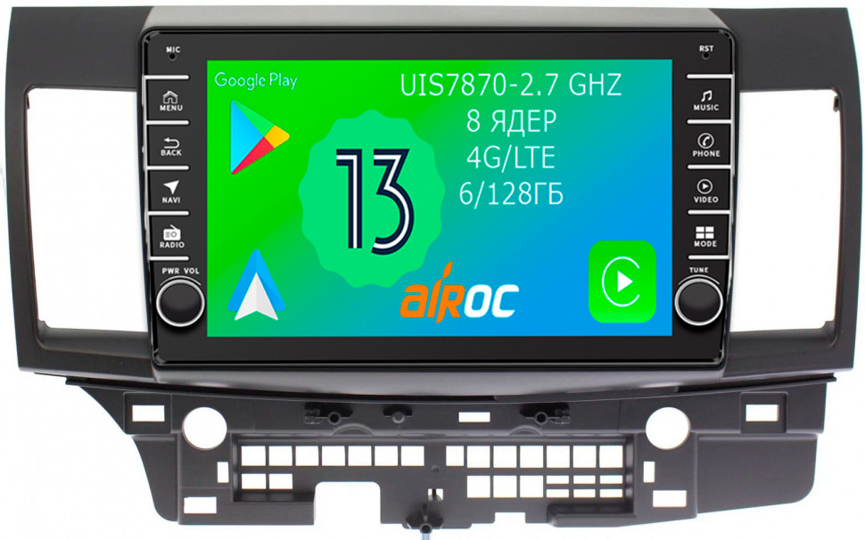 Штатная магнитола Airoc AB-2612 для Mitsubishi Lancer X Штатная магнитола Airoc AB-2612 для Mitsubishi Lancer X