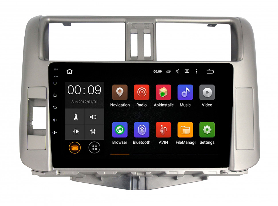 Штатная магнитола Roximo 4G RX-1114-N9 для Toyota Land Cruiser Prado 150 с 360 обзором, 2009-2014