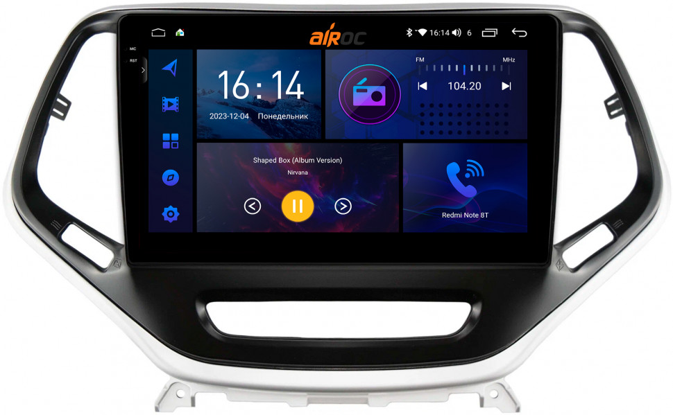 Штатная магнитола Airoc 2K RI-2202 для Jeep Cherokee 5 (KL) 2013-2024