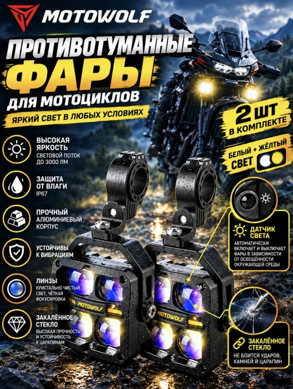 Светодиодные фары с датчиком света. L3
