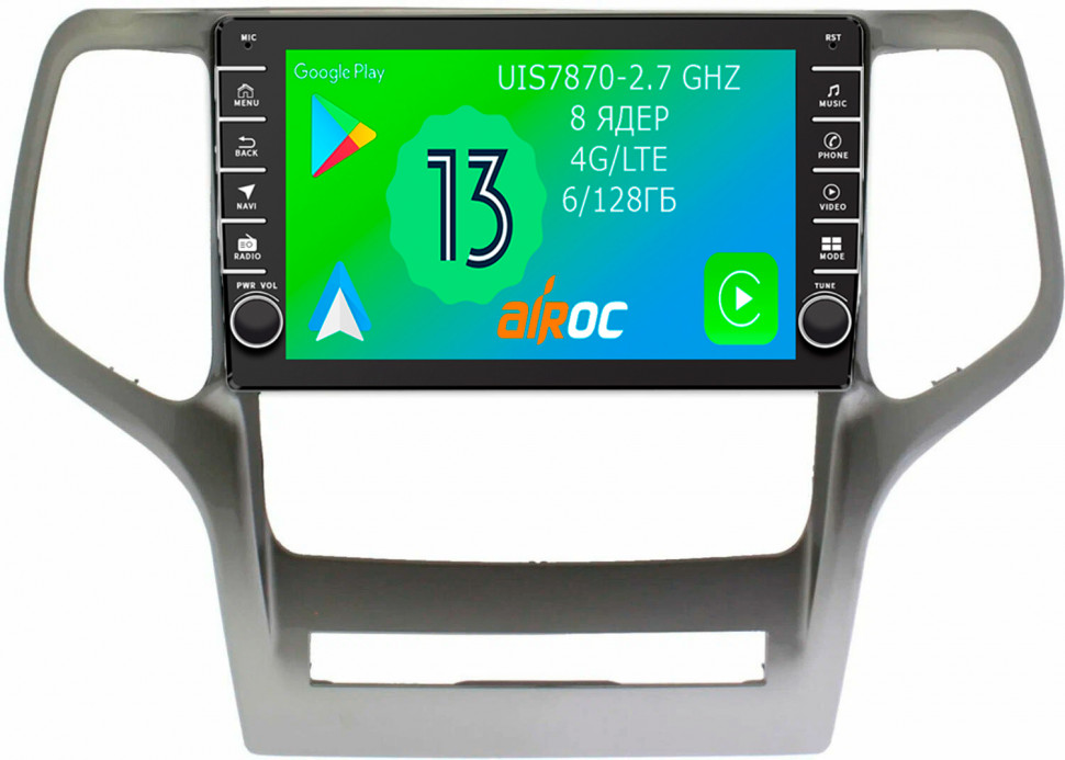 Штатная магнитола Airoc AB-2205 для Jeep Grand Cherokee 4 WK2 / SRT WK2 2010-2013