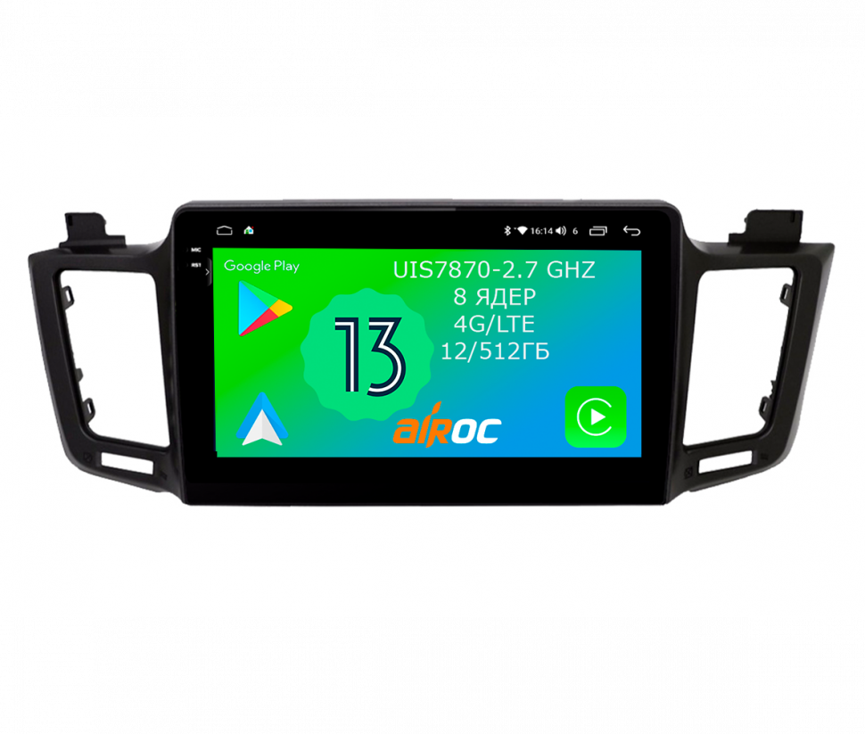 Штатная магнитола Airoc 2K AU-1110 для Toyota Rav4, 2013-2018