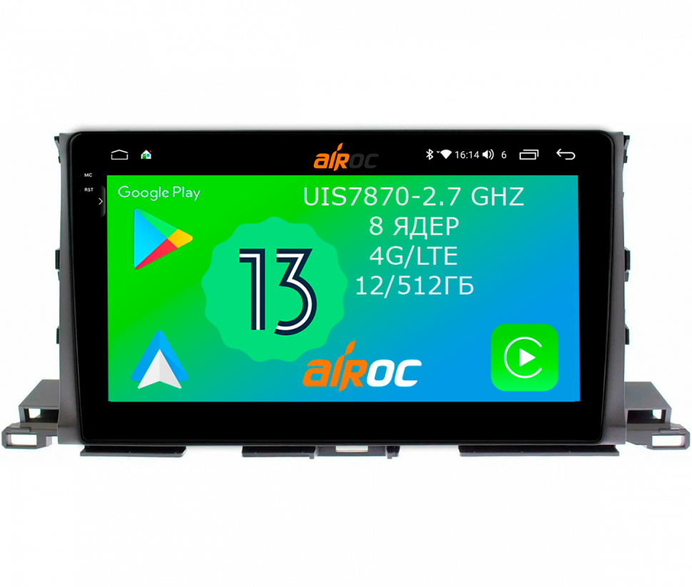 Штатная магнитола Airoc 2K AU-1112 для Toyota Highlander 3 Штатная магнитола Airoc 2K AU-1112 для Toyota Highlander 3