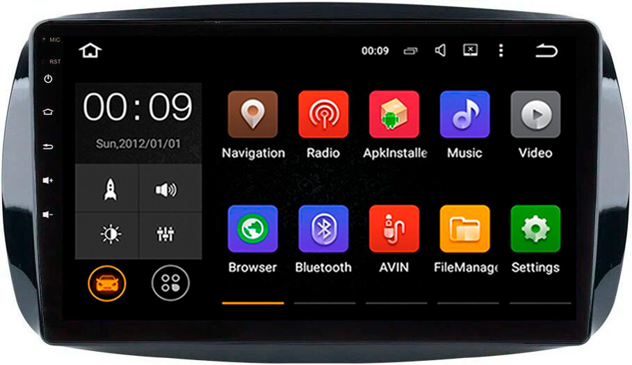 Штатная магнитола Roximo 4G RX-2509 для Smart Fortwo 3, Forfour 2 2014-2022 Штатная магнитола Roximo 4G RX-2509 для Smart Fortwo 3, Forfour 2 2014-2022
