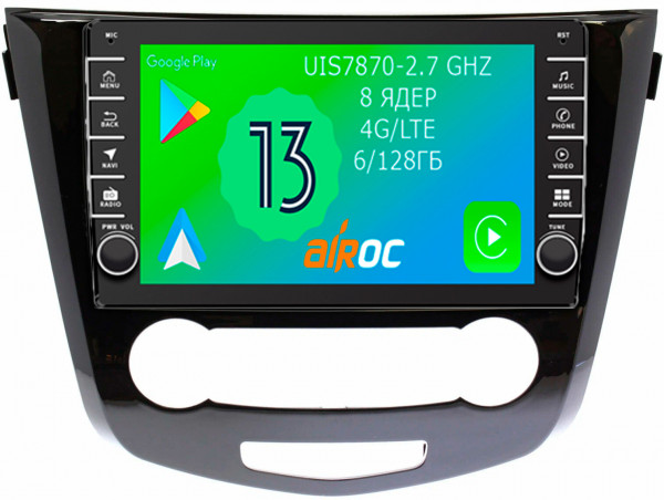 Штатная магнитола Airoc AB-1213 для Nissan Qashqai 2, X-Trail 3, 2014-